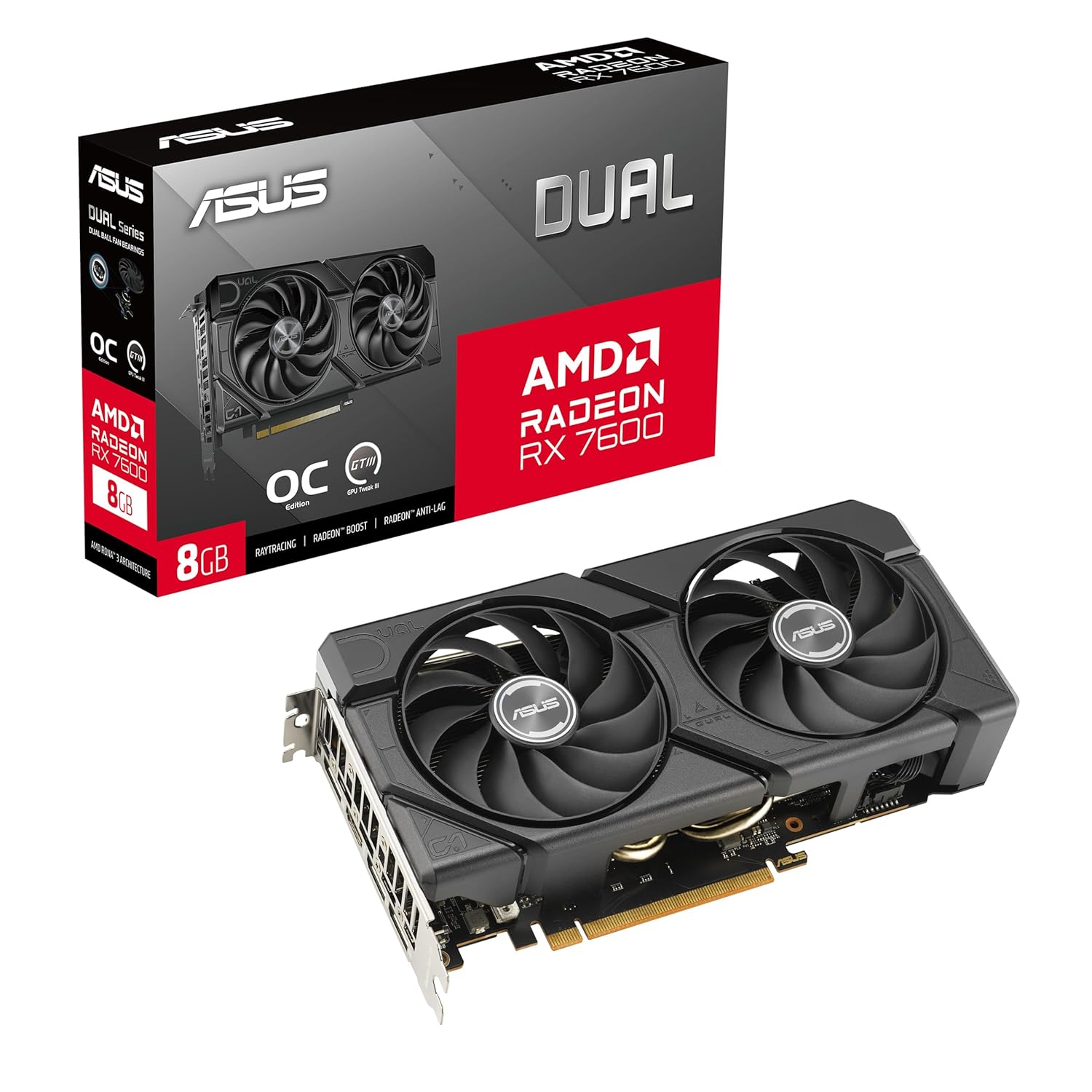 ASUS Dual RX 7600 OC 8GB